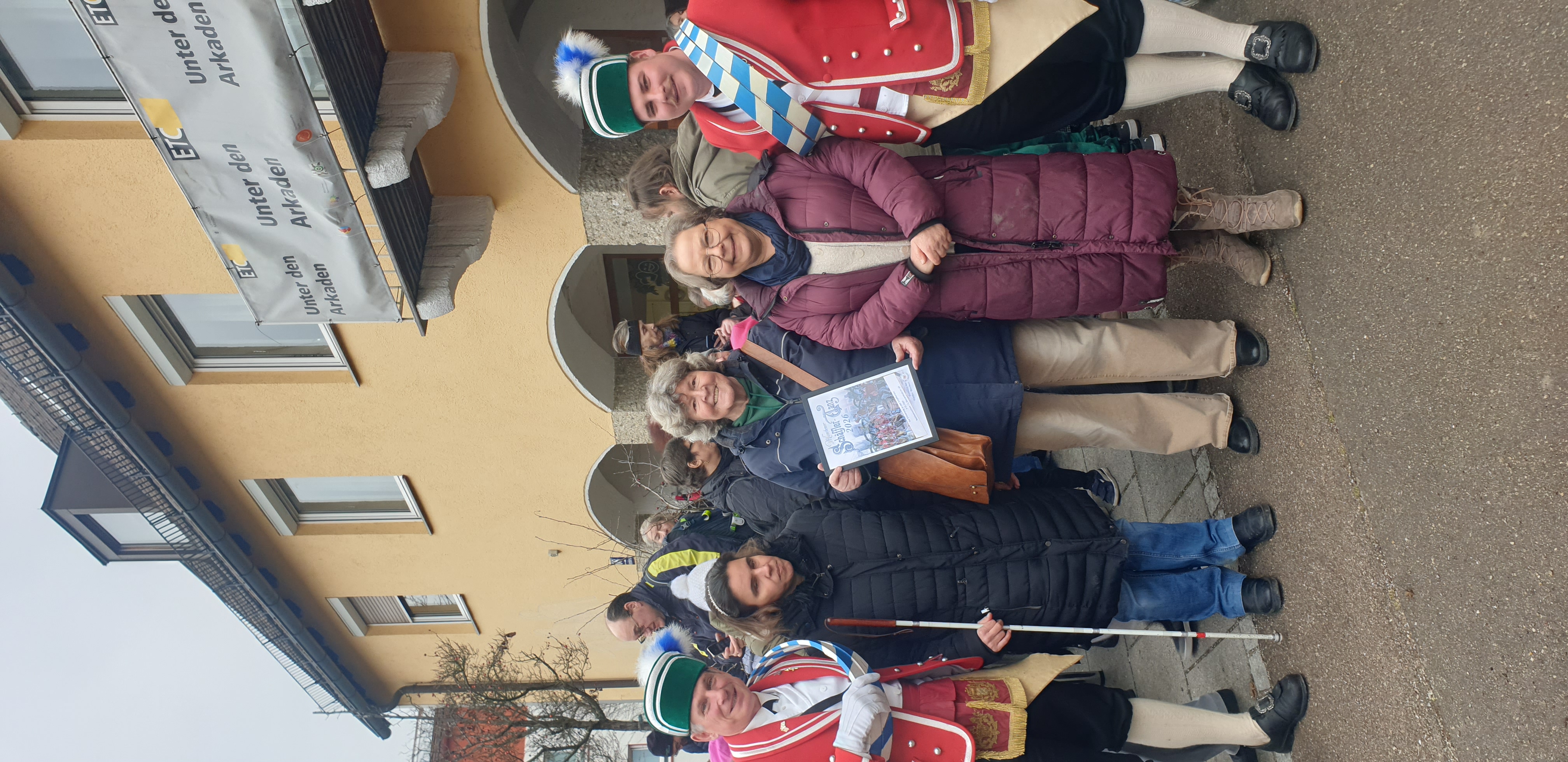 Jutta Koller auf dem Curt-Mezger-Platz